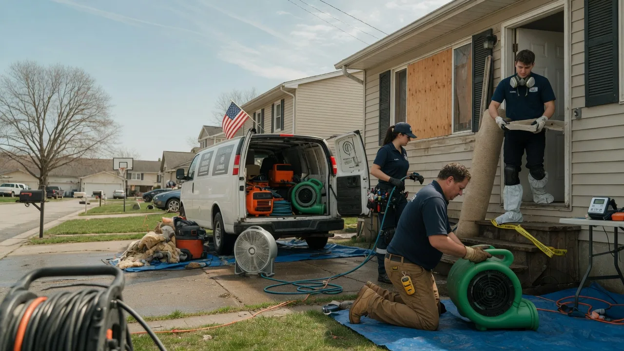 Water Damage Restoration in Mill Creek, IN near me